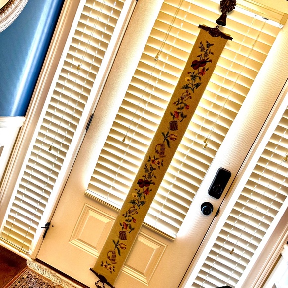 Bell Pull needlepoint purchased in Europe in the 70's - Picture 2 of 9